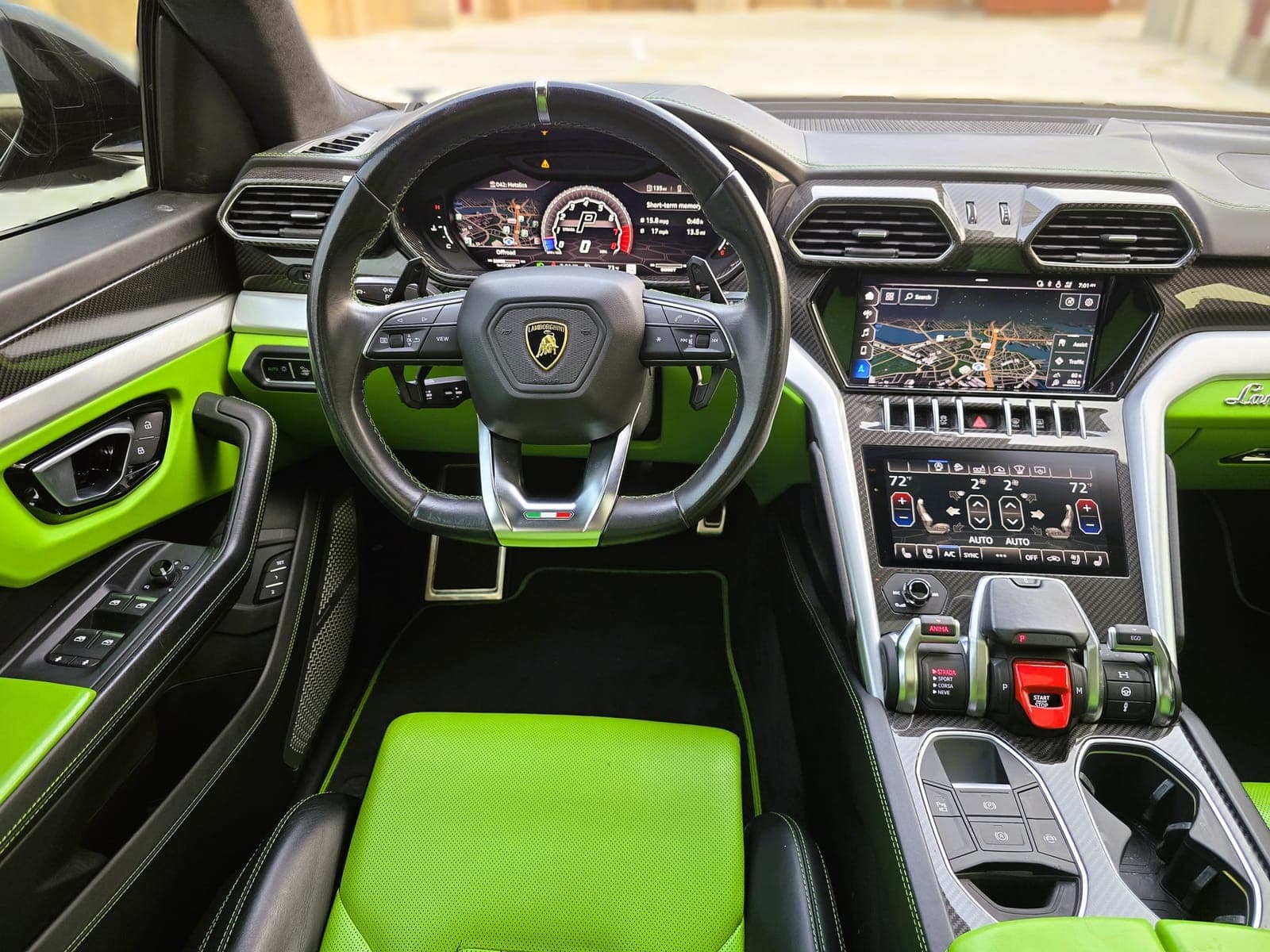 Grey Lamborghini Urus SUV