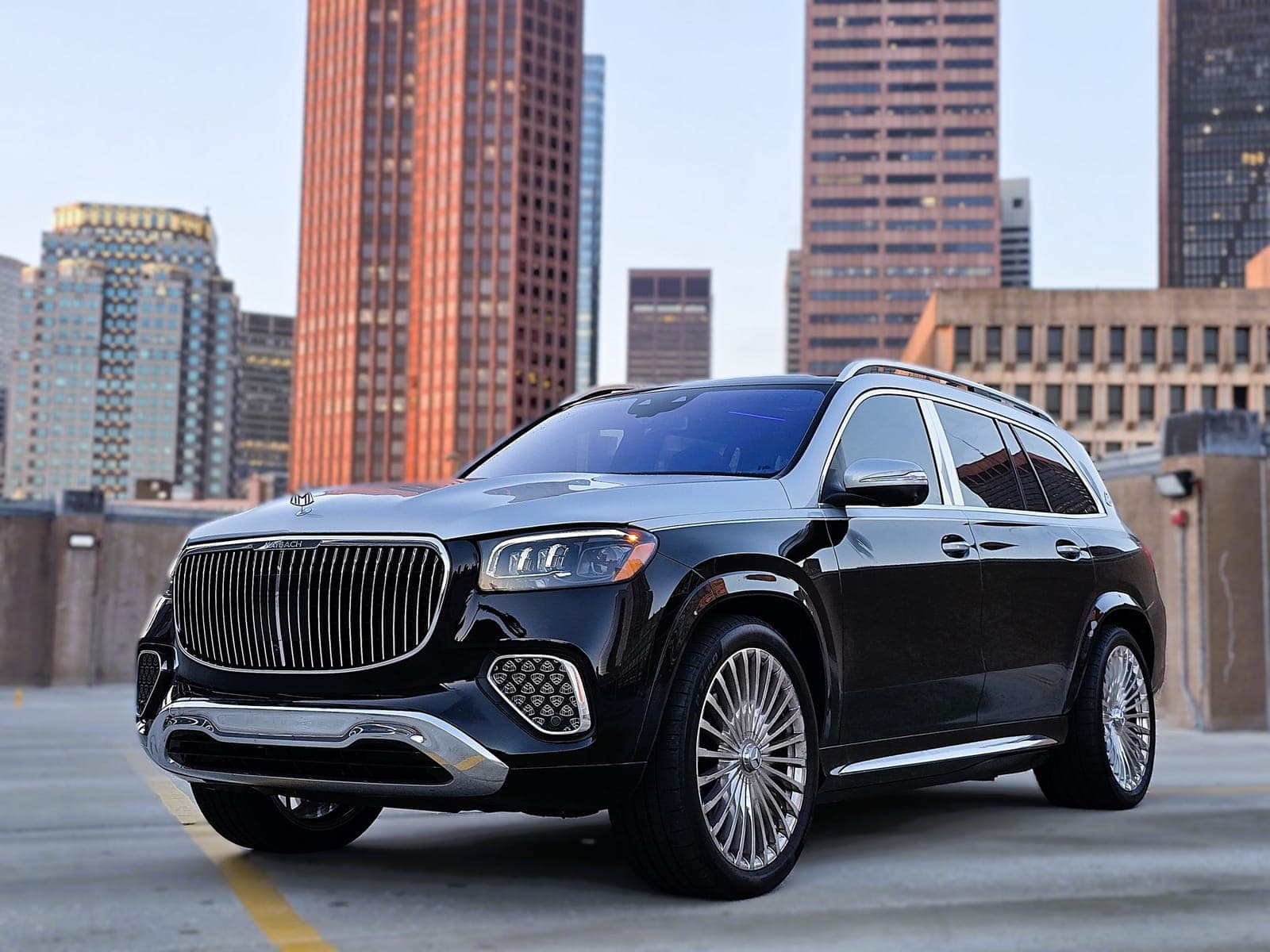 Black Mercedes-Maybach GLS 600