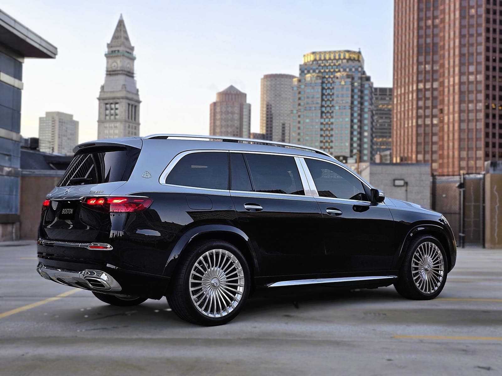 Black Mercedes-Maybach GLS 600