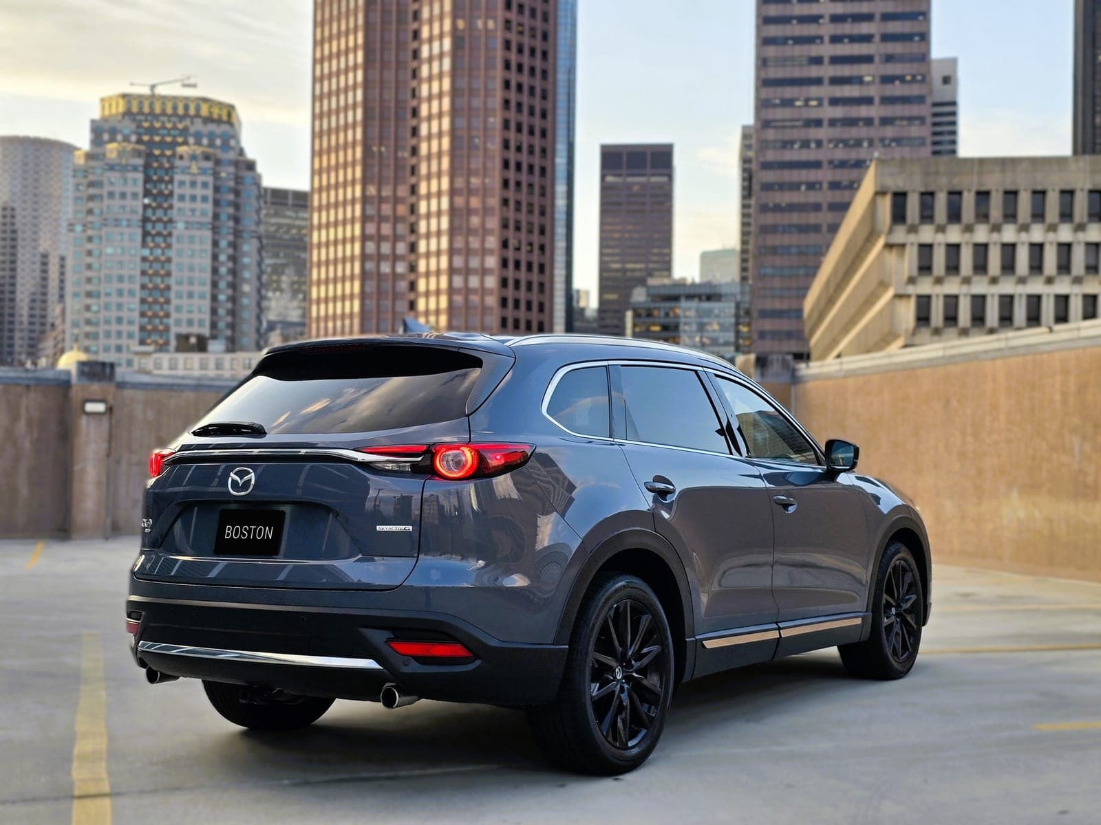 Gray Mazda CX-9 Carbon Edition