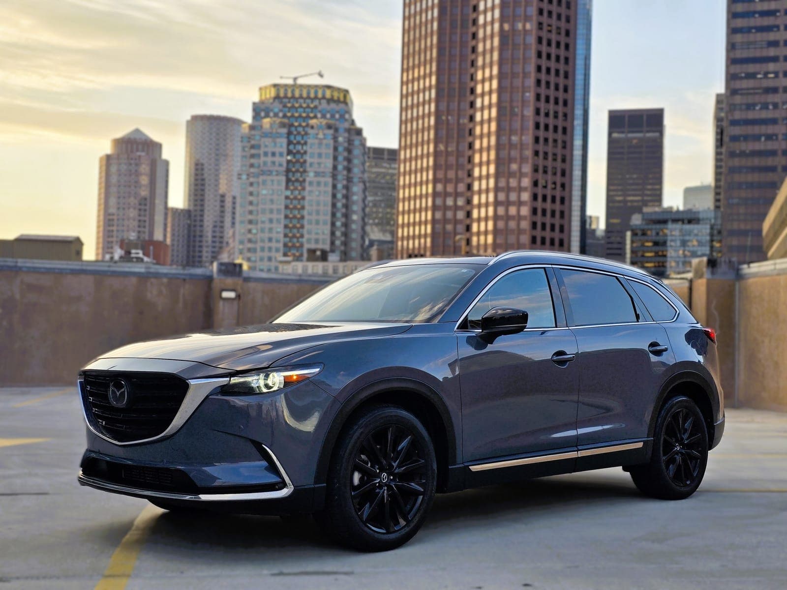 Gray Mazda CX-9 Carbon Edition