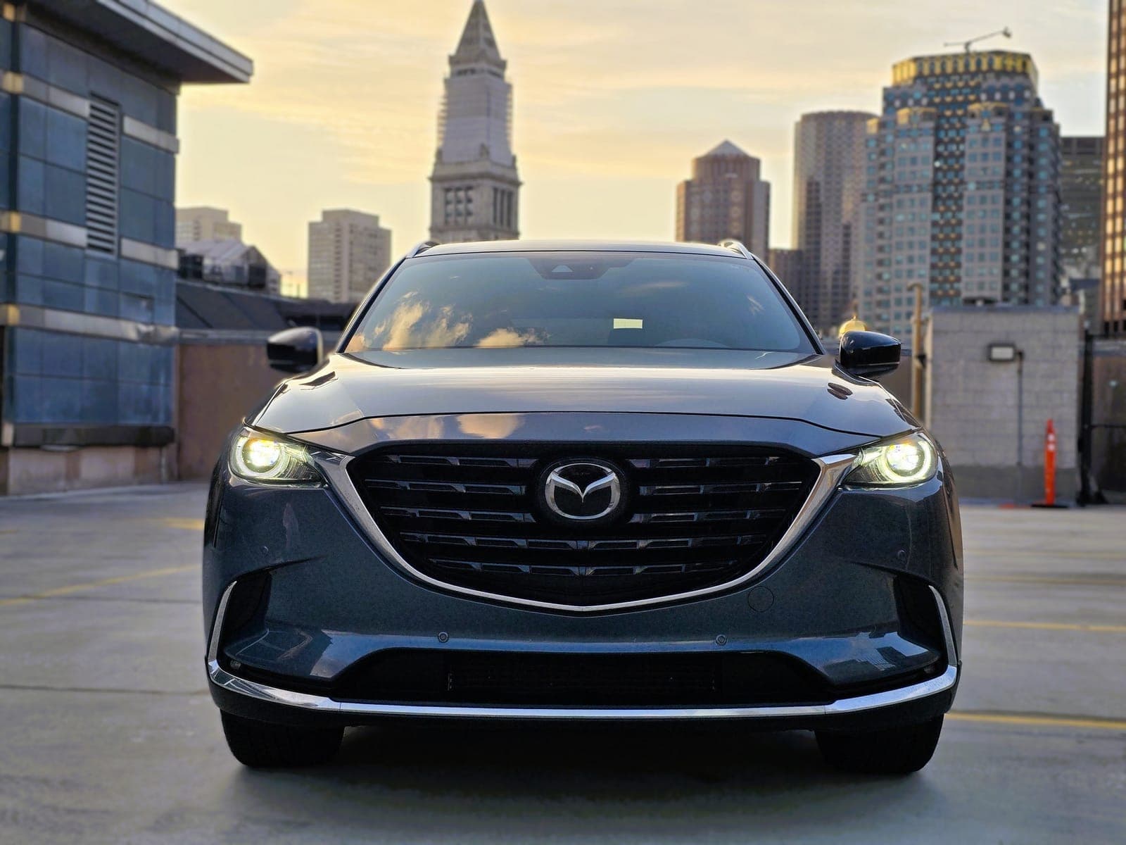 Gray Mazda CX-9 Carbon Edition
