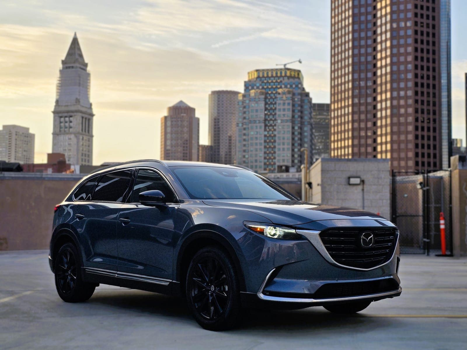 Gray Mazda CX-9 Carbon Edition