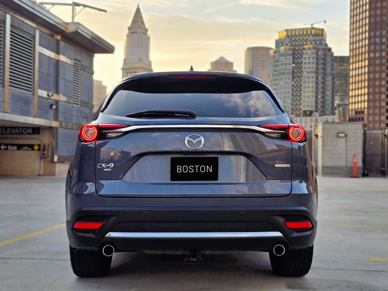 Gray Mazda CX-9 Carbon Edition