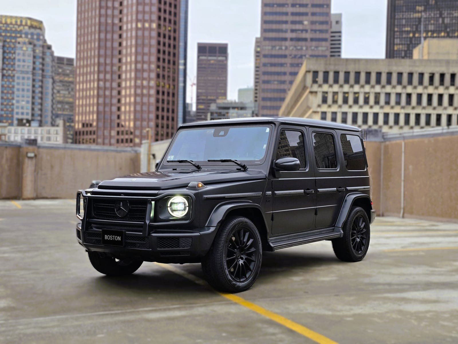Black Mercedes-Benz G Wagon G550 SUV