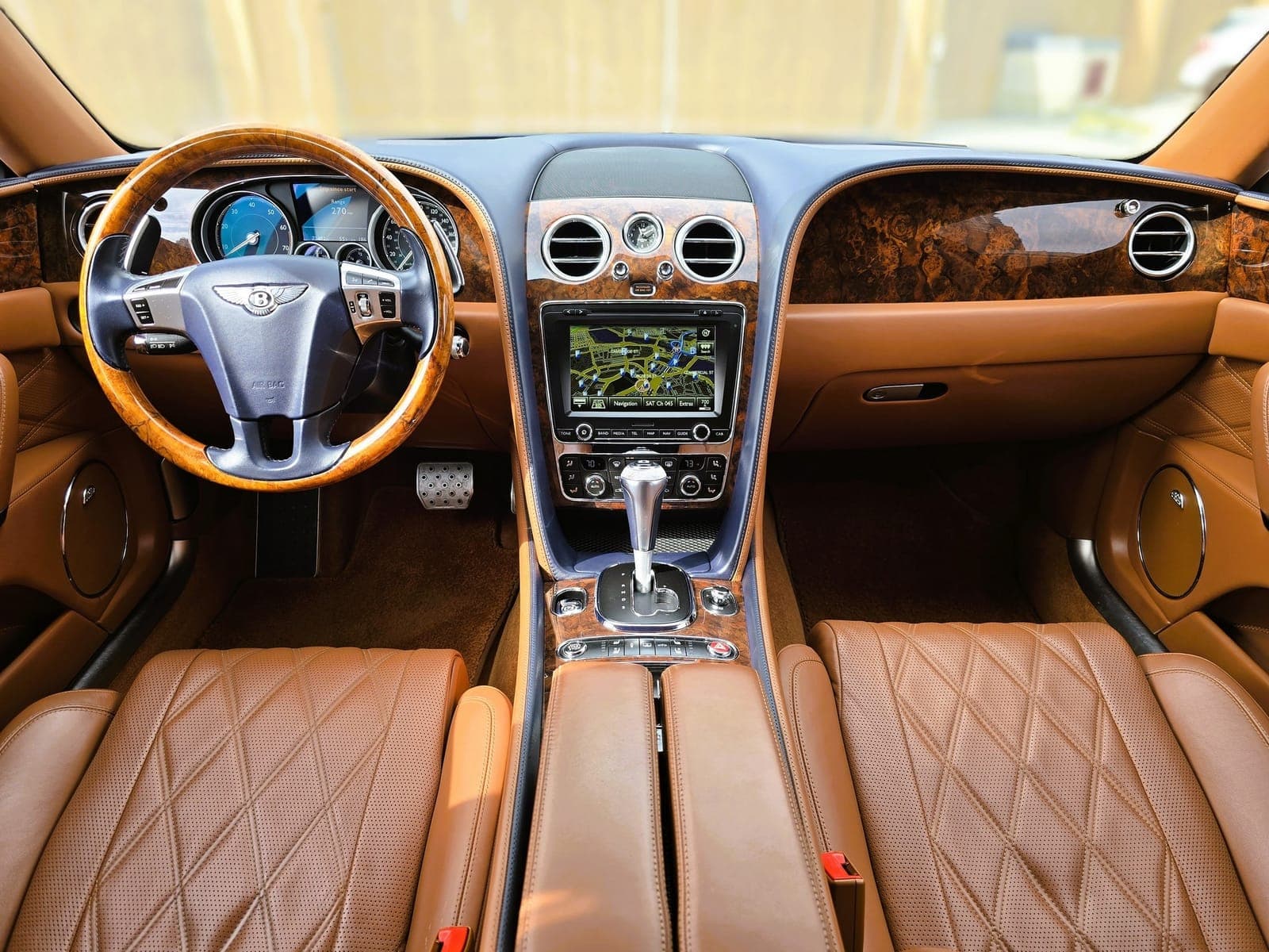 Black Bentley four-door sedan
