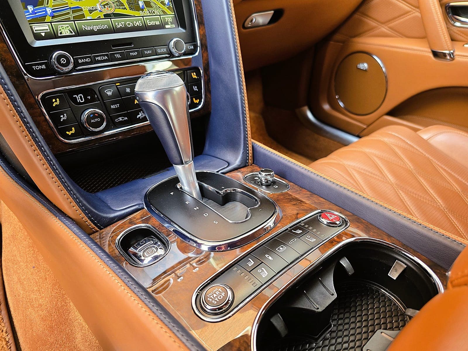 Black Bentley four-door sedan