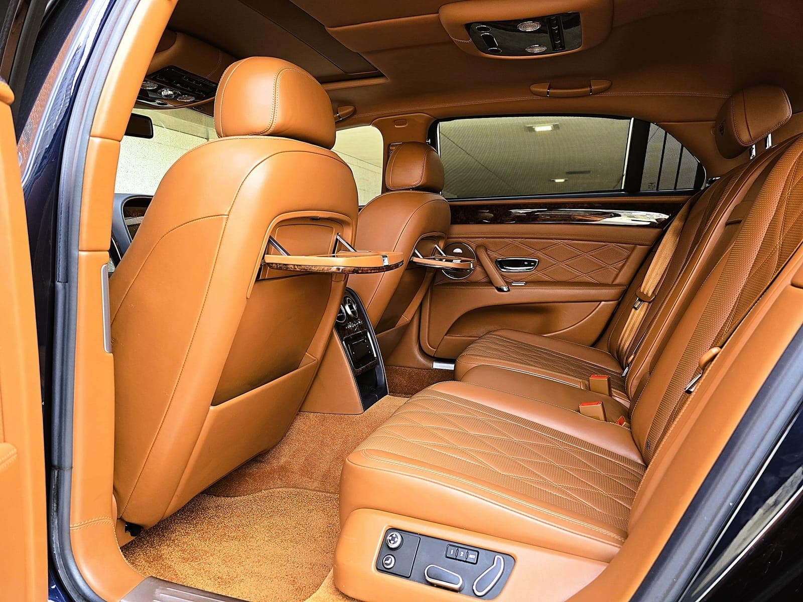 Black Bentley four-door sedan